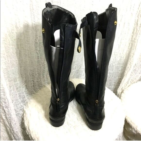 Sam Eldeman Penny Leather Tall Riding Boots Size 9.5M - Picture 4 of 12